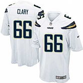 Nike Men & Women & Youth Chargers #66 Clary White Team Color Game Jersey,baseball caps,new era cap wholesale,wholesale hats